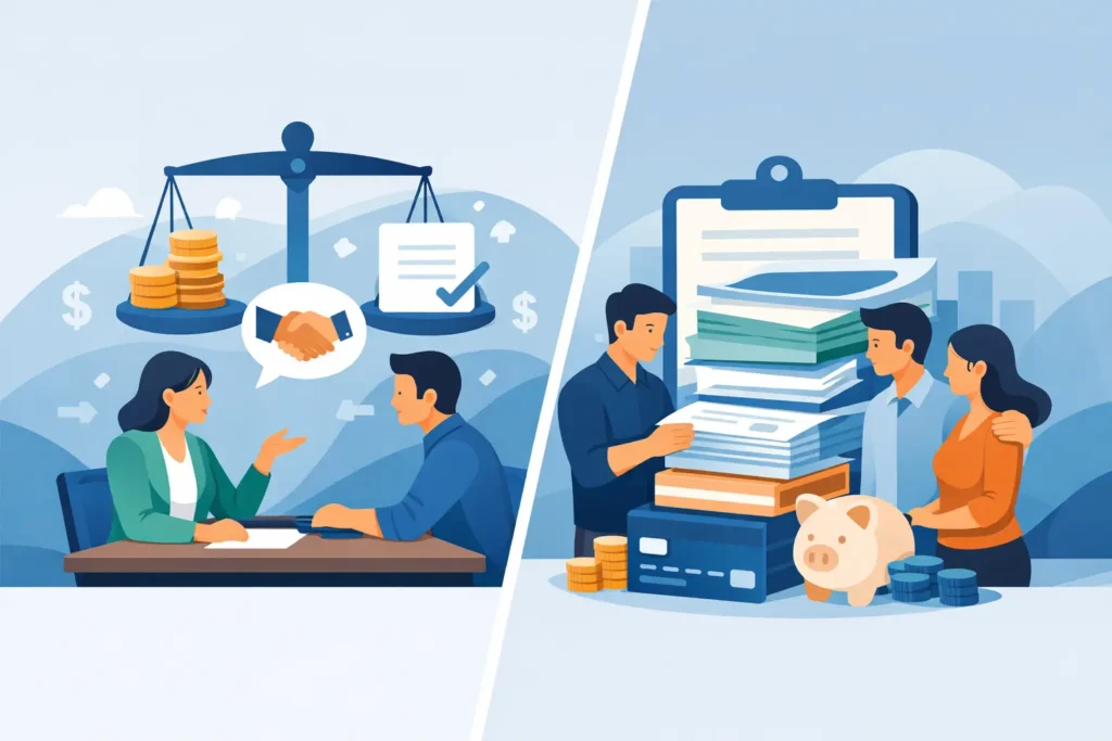 Creditor Negotiation Versus Debt Consolidation