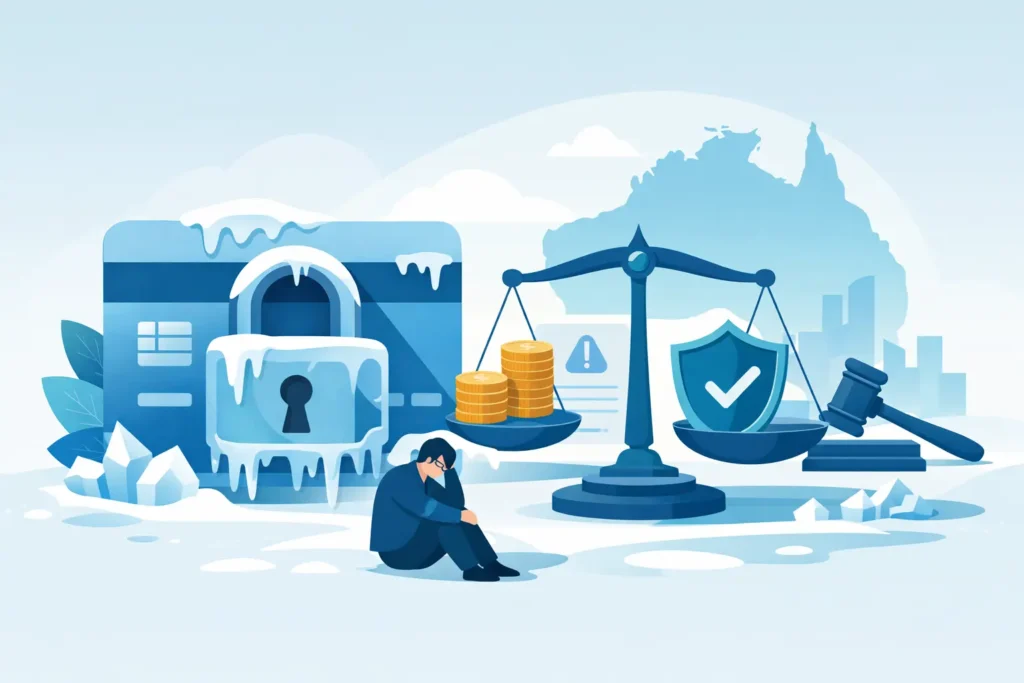 Can Lenders Freeze Accounts? Your Rights in Australia