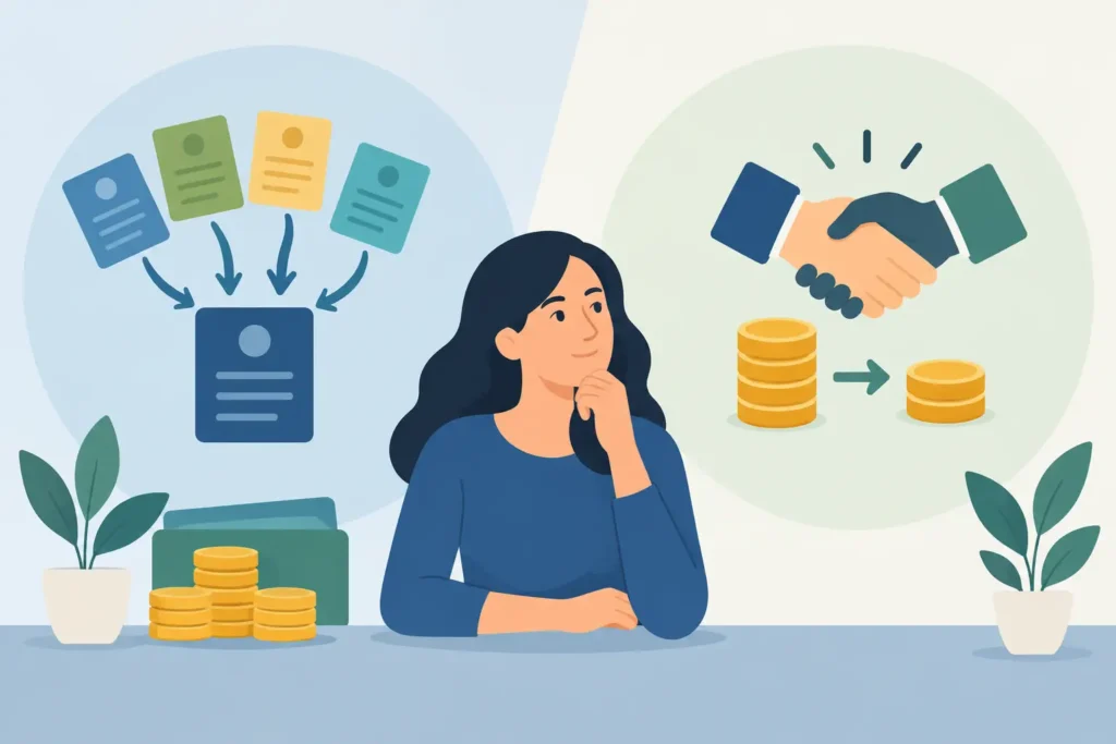 Consolidation Versus Settlement for Debt